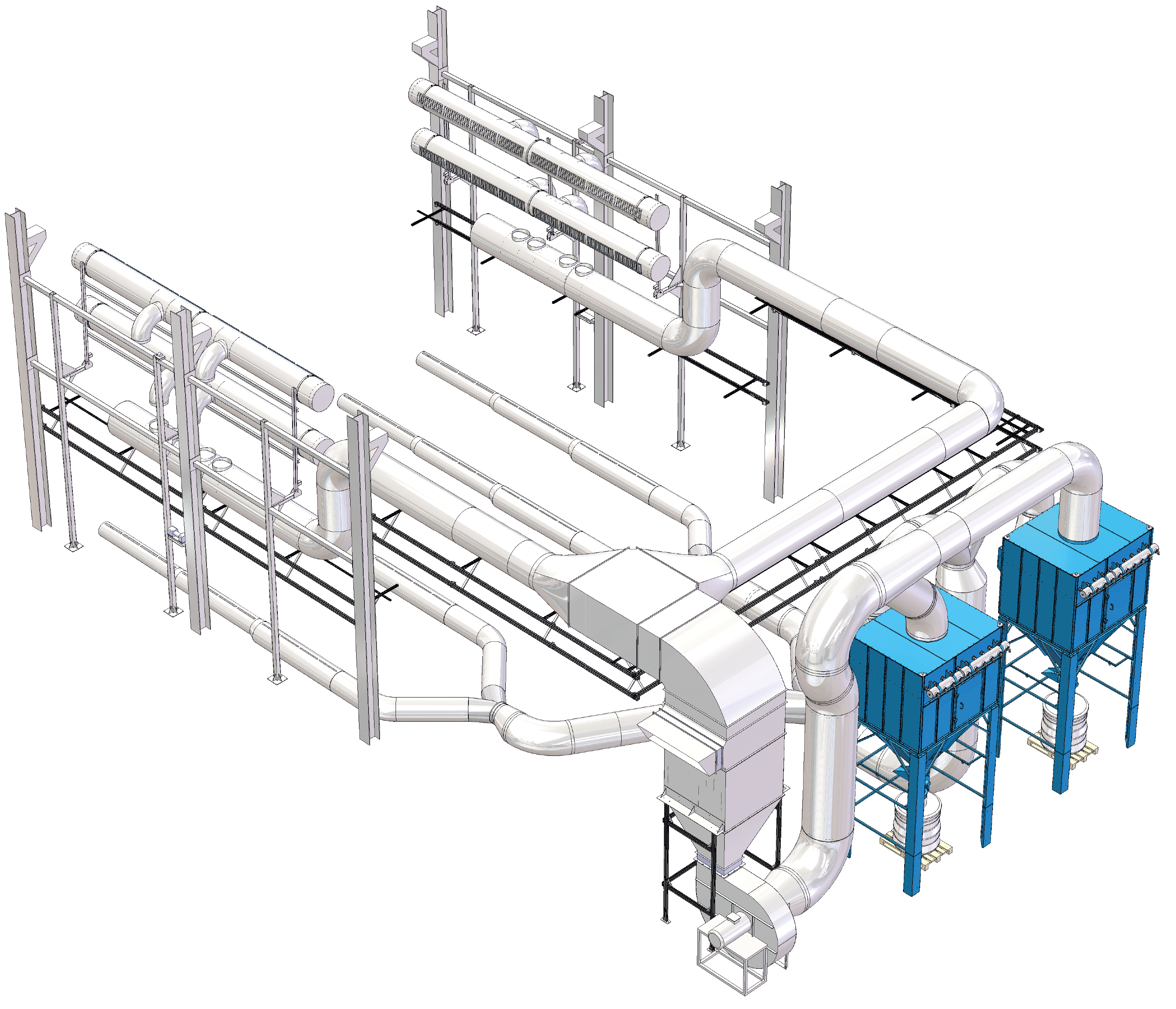 Ingénierie de l'aspiration des halls