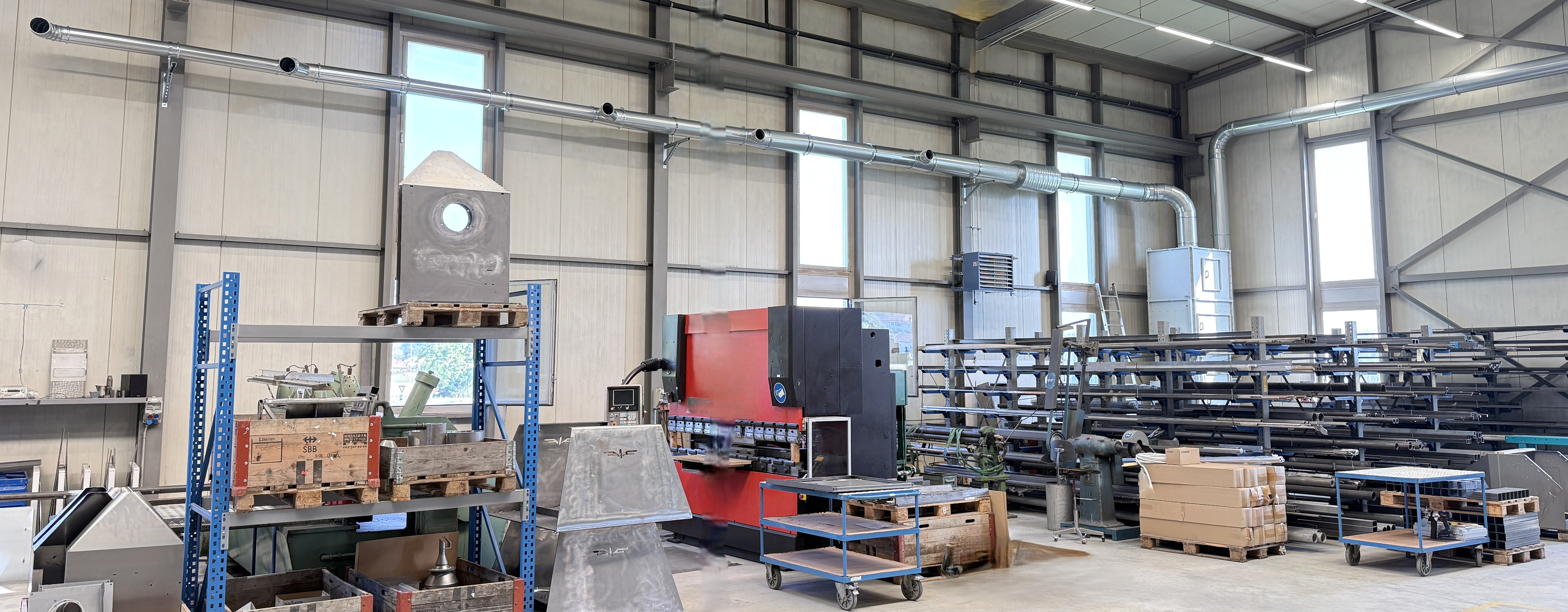 L+M AG Aspiration de halls-Push-Pull et système d'aspiration