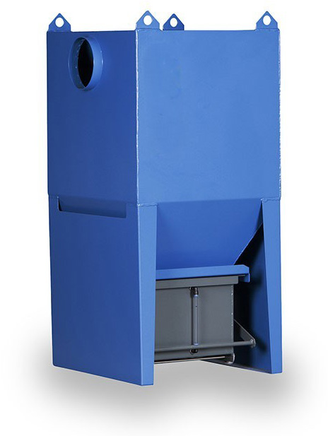 Préséparateur d'étincelles avec labyrinthe d'eau, idéal pour les voies d'air courtes.